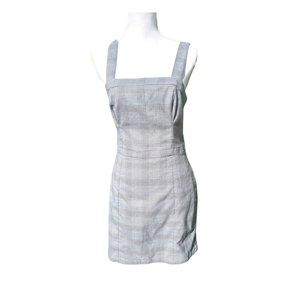 Abercrombie & Fitch Plaid Mini Dress Size Small - Picture 3 of 5